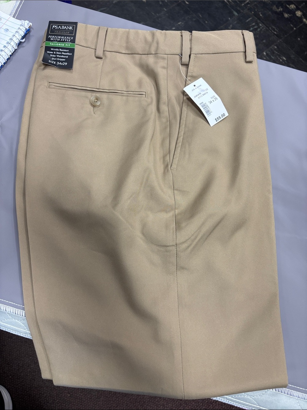 Jos. A. Bank Men's Dress Pants - Khaki